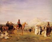 尤金 弗罗芒坦 : Arab Encampment In The Atlas Mountains